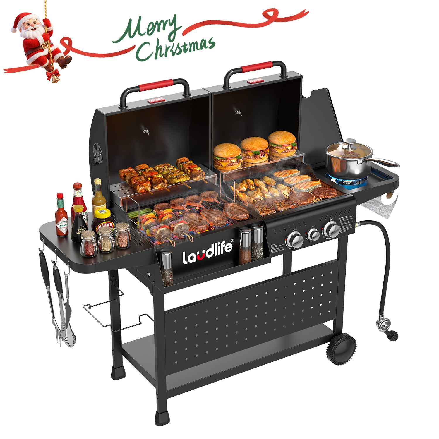 Fusion Gas & Charcoal Grill