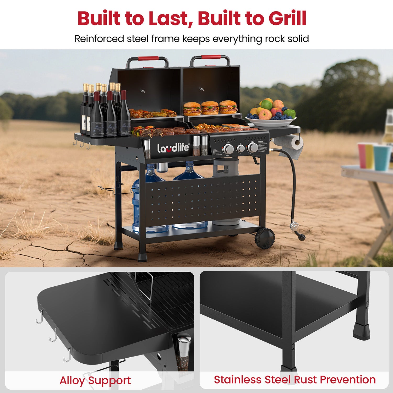 Fusion Gas & Charcoal Grill