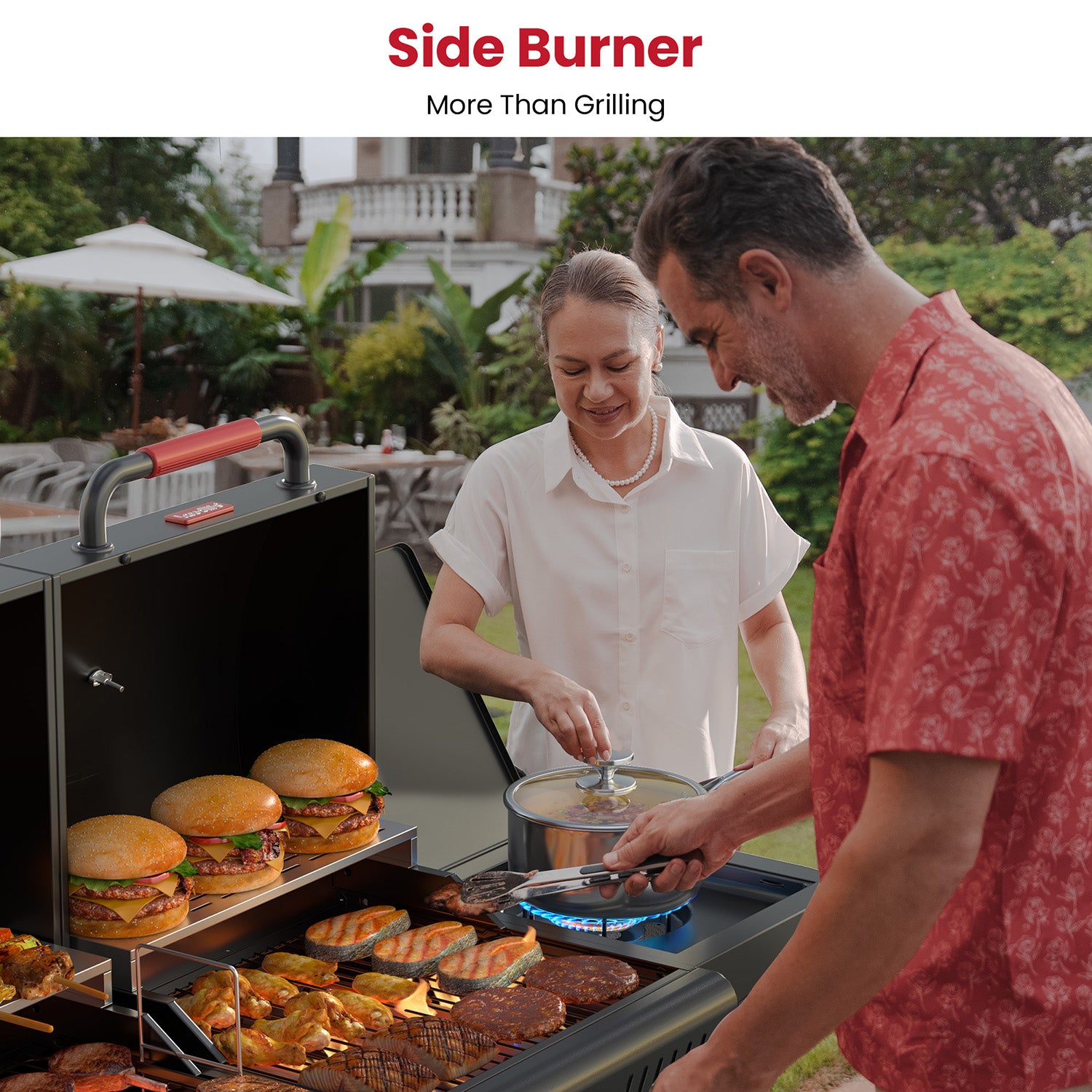 Fusion Gas & Charcoal Grill