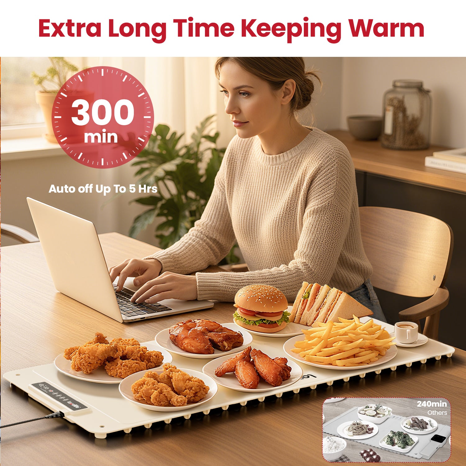 Extra Large Food Warming Mat