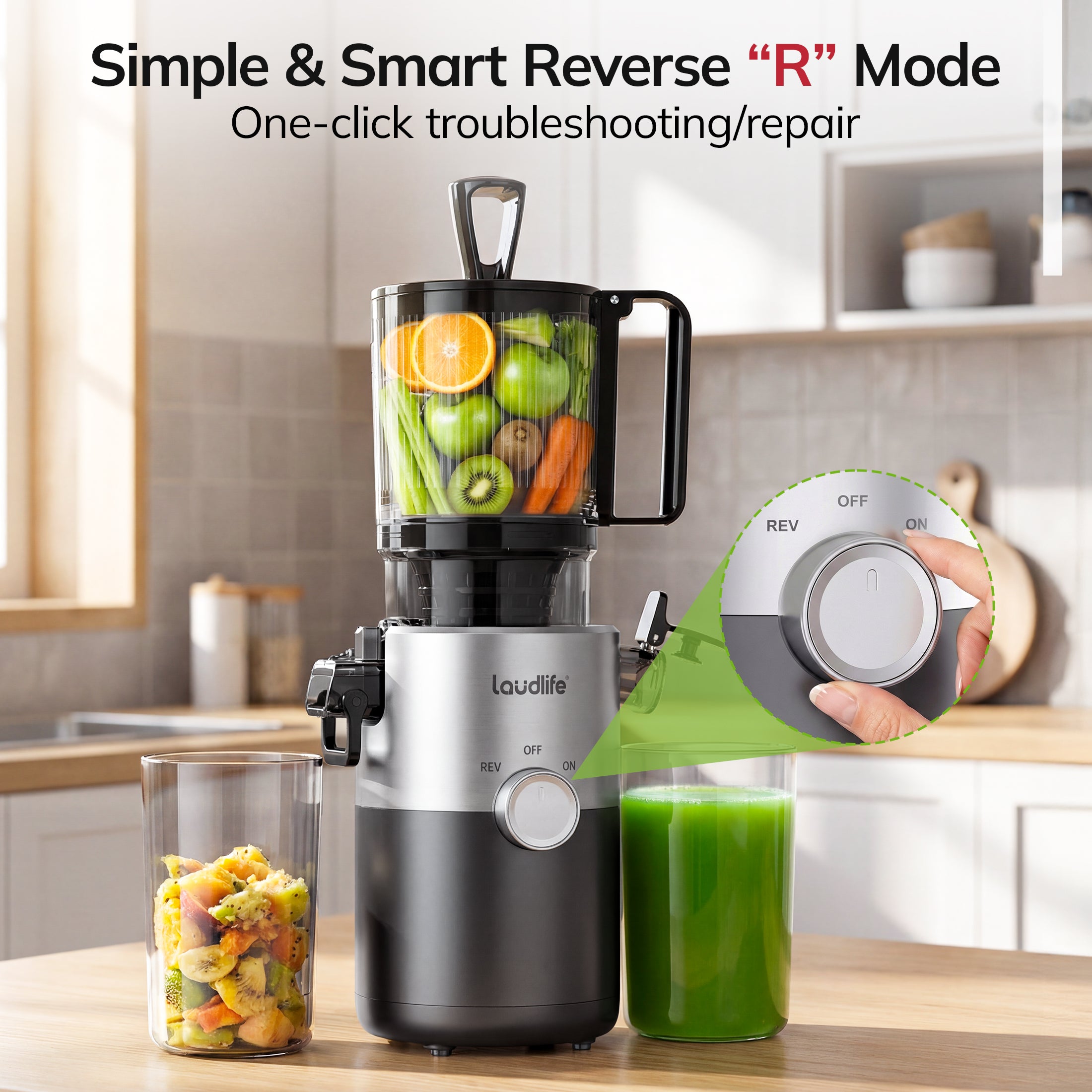 5.4" Cold Press Juicer Machine