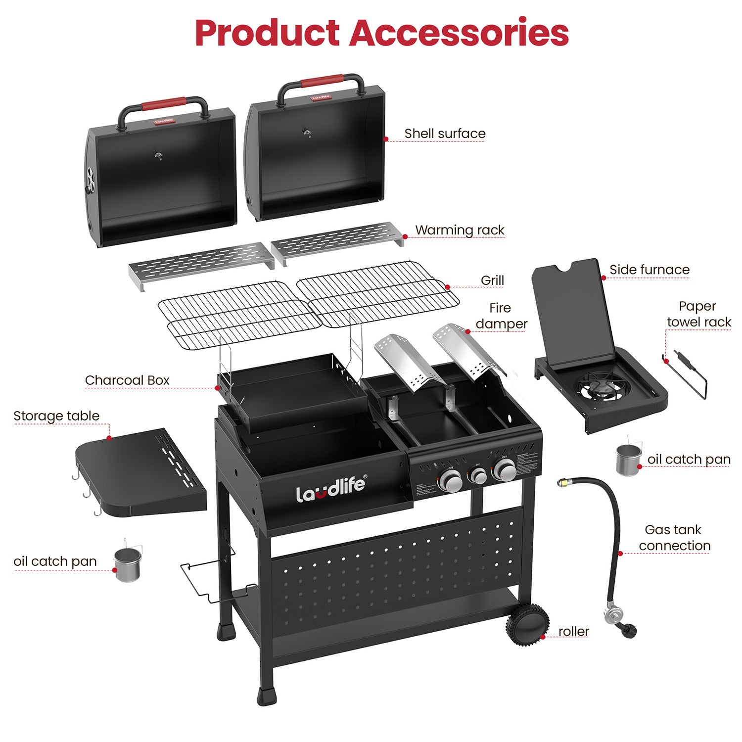 Fusion Gas & Charcoal Grill
